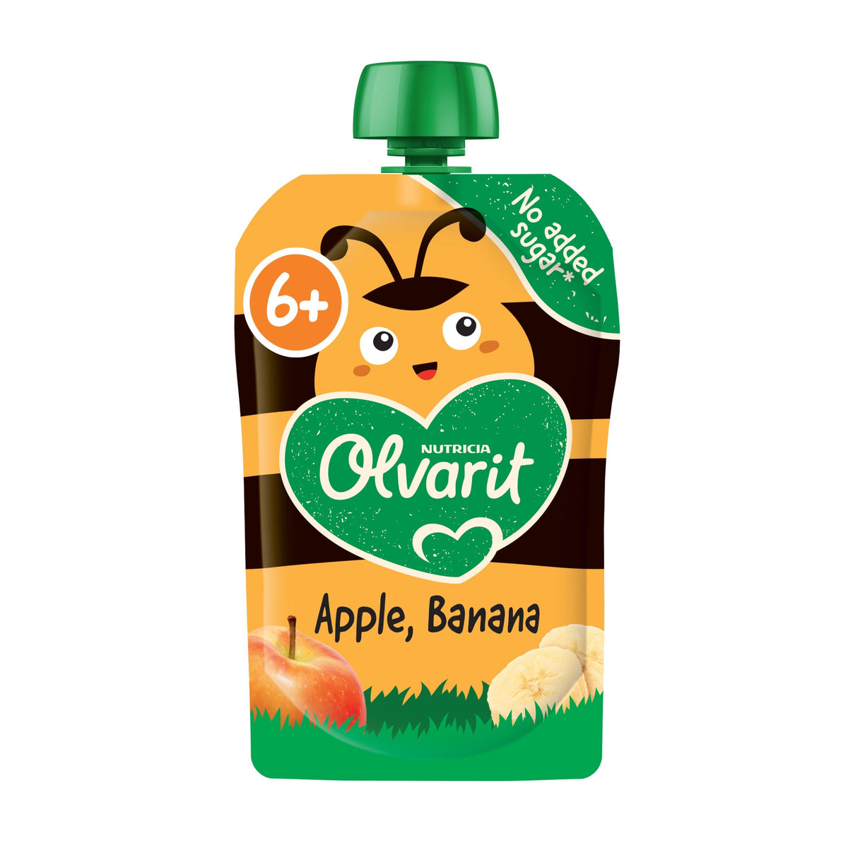 Olvarit Gourde fruits Bébé dès 6 mois Pomme Banane