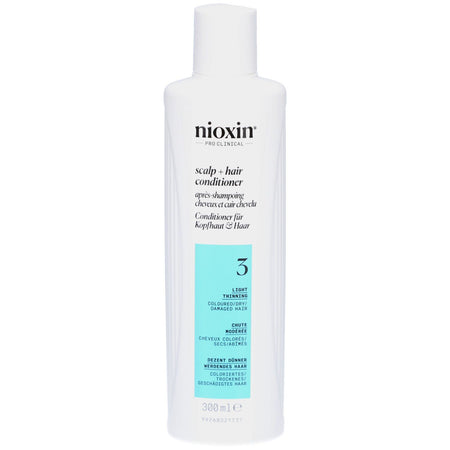 Nioxin System 3 après-shampoing pour cheveux colorés et clairsemés (300 ml)