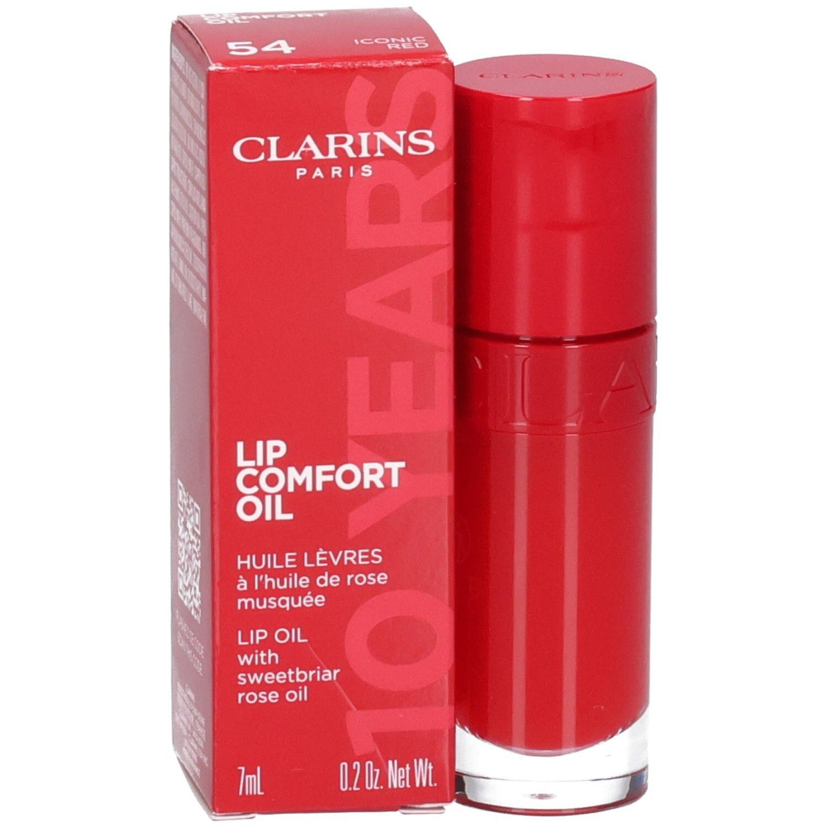 Clarins Huile à lèvres 10e anniversaire 54 Iconic Red (7 ml)