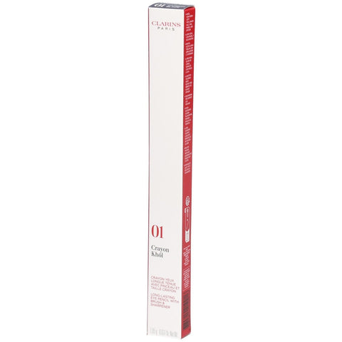 Clarins Crayon Khôl N°01 Carbon Black avec taille-crayon (1,05 g)