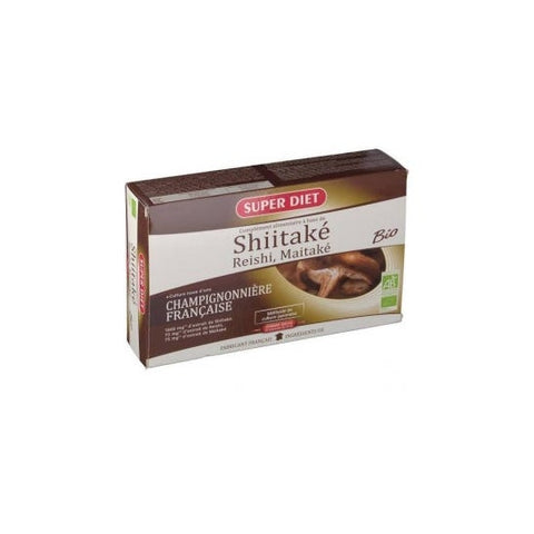 Super Diet Shiitake Bio Reishi Maïtaké 20 ampoules