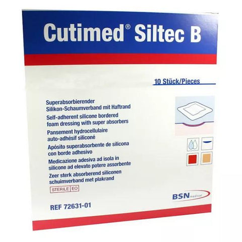 BSN Medical Cutimed Siltec B Dressing 7x10cm 10 Units