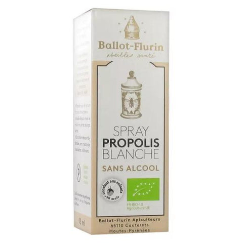 Ballot-Flurin Hygiene and Care Organic Alcohol-Free White Propolis Spray 15ml
