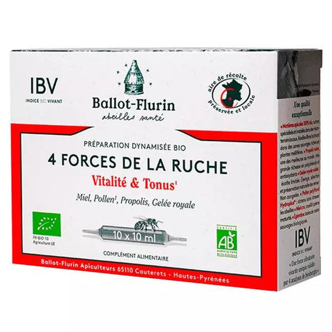 Ballot-Flurin Santé Organic Dynamised Preparation 4 Forces of the Hive Organic 10 ampoules