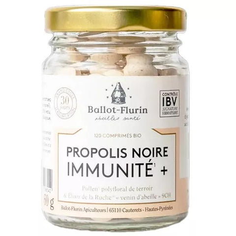 Ballot-Flurin Santé Black Propolis Immunity+ Organic 120 tablets