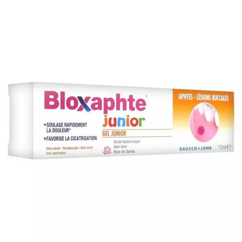 Bausch & Lomb Bloxaphte Junior Gel Mouth Ulcers and Oral Lesions 15ml