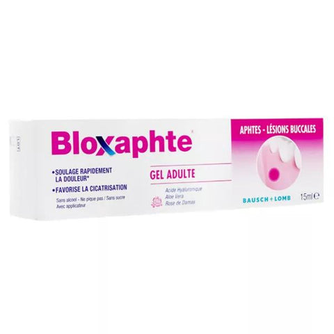 Bausch & Lomb Bloxaphte Adult Gel Canker Sores and Oral Lesions 15ml