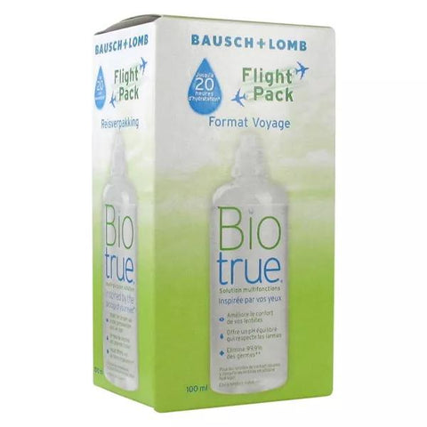 Bausch & Lomb Contactology Biotrue Multi-Purpose Solution Flight Pack 100ml