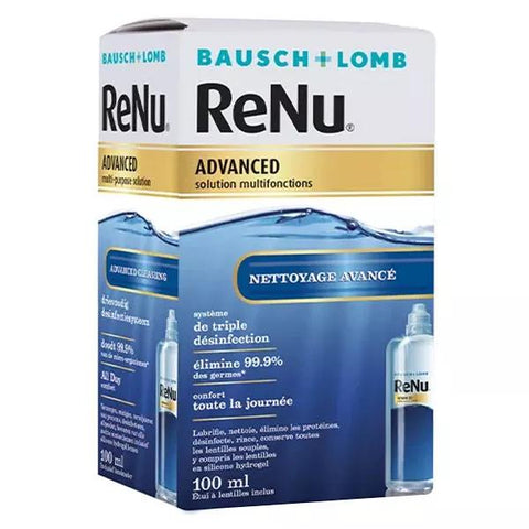 Bausch & Lomb Contact Lens Care Renu Advanced Multi-Purpose Solution Advanced Cleaning 100ml