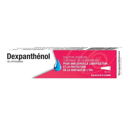 Bausch & Lomb Dexpanthenol Ophthalmic Gel for Dry Eye Burning or Tired Eyes 10g