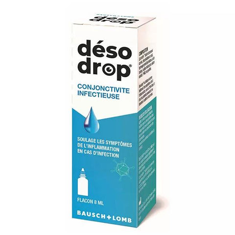 Bausch & Lomb Ophtalmologie Désodrop Protective and Lubricating Ophthalmic Solution 8ml