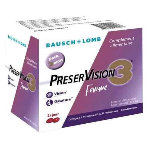 Bausch & Lomb Preservision 3 Women 180 capsules