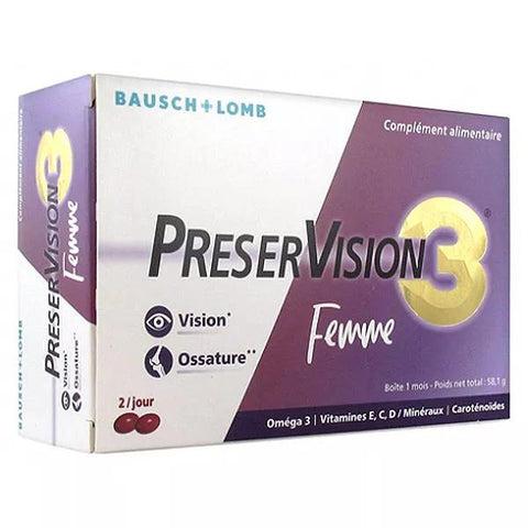 Bausch & Lomb Preservision 3 Women 60 capsules