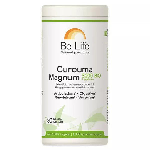 Be-Life Turmeric Magnum 3200 + Organic Piperine 90 capsules