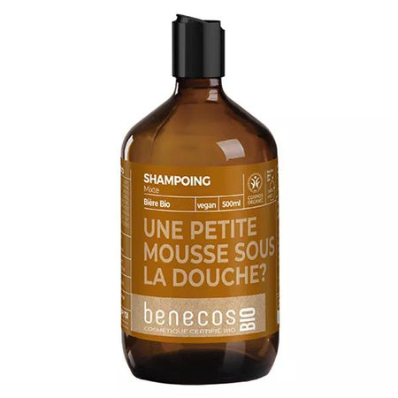 Benecos Shampooing Mixte Bière Bio (500 ml)