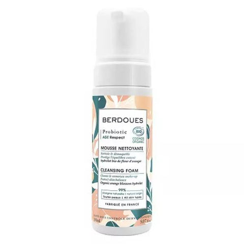 Berdoues Probiotic Age Respect mousse nettoyante visage (150 ml)