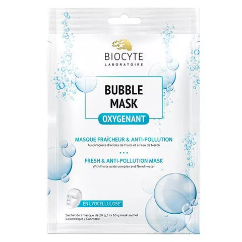 Biocyte Bubble Mask Oxygenant Fruits AHA, Eau de Néroli, Lyocellulose 1 Masque