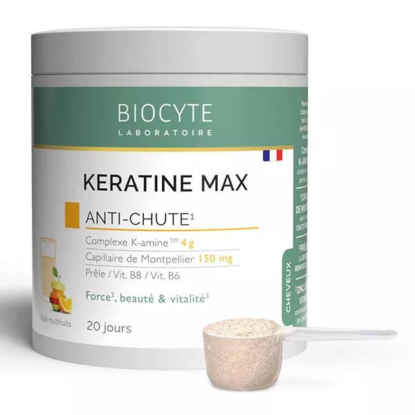 Biocyte Kératine Max Poudre à Diluer Anti-Chute Cheveux Prêle, Biotine 20 jours