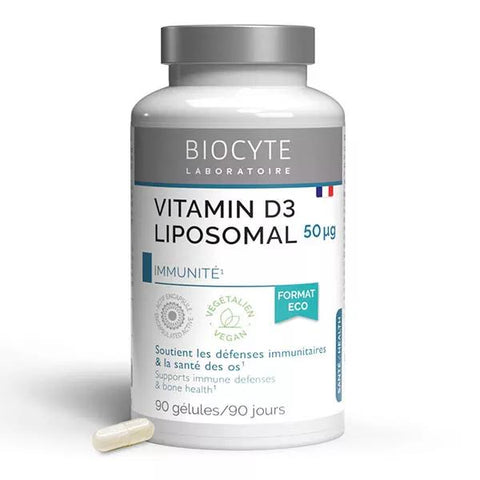 Biocyte Liposomal Vitamin D3 - Immunity and Bone Health - 90 Capsules