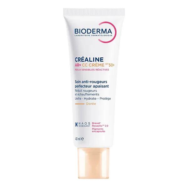 Bioderma Créaline AR+ CC Crème SPF50+ Dorée perfecteur apaisant anti-rougeurs 40 ml