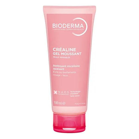 Bioderma Créaline Gel Moussant Nettoyant Apaisant Peaux Sensibles 100ml