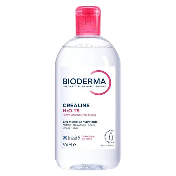 Bioderma Créaline H2O TS Eau Micellaire Peaux Sensibles Très Sèches 500ml