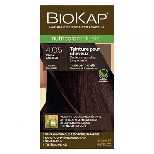 Biokap Nutricolor Delicato coloration 4.05 Châtain Chocolat 140 ml