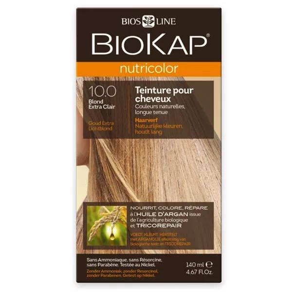Biokap Nutricolor coloration pour Cheveux 10.0 Blond Extra Clair (140 ml)