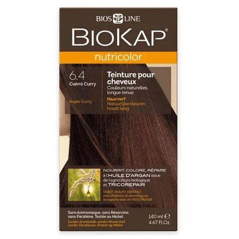 Biokap Nutricolor Coloration Cheveux 6.4 Cuivré Curry - 140ml