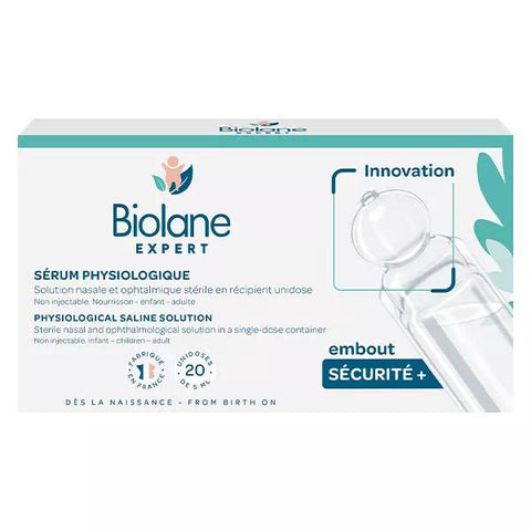 Biolane Expert Physiological Serum Sterile nasal solution 20 single doses