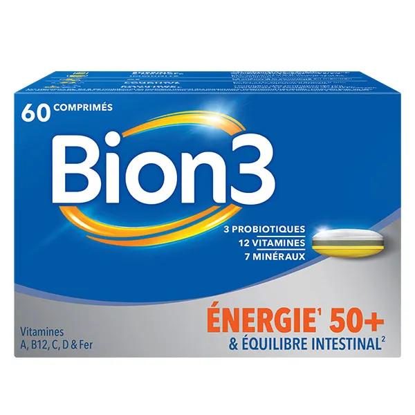 Bion 3 Energie 50+ SENIOR Complément Alimentaire Cure 2 mois - 60 comprimés
