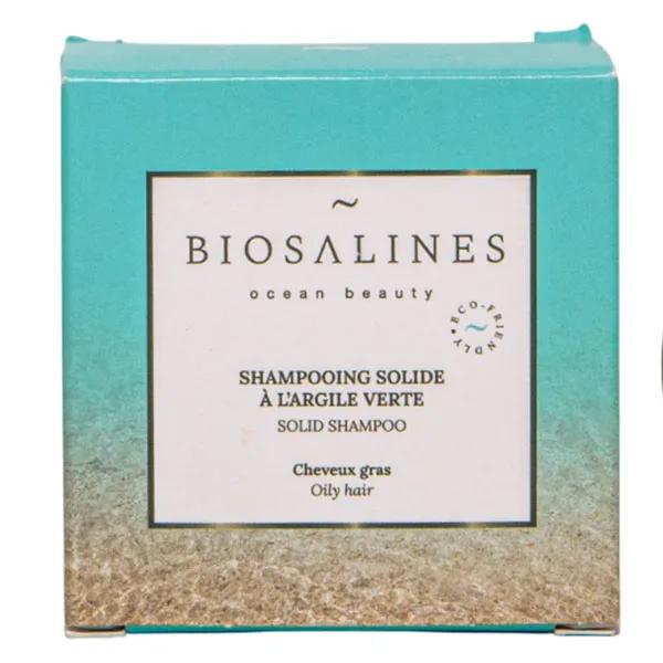 Biosalines Shampooing Solide à l’Argile Verte 75g
