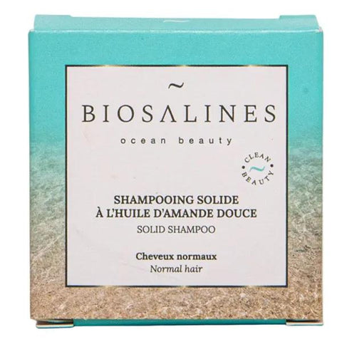 Biosalines Solid Shampoo with Sweet Almond Oil travel 20g