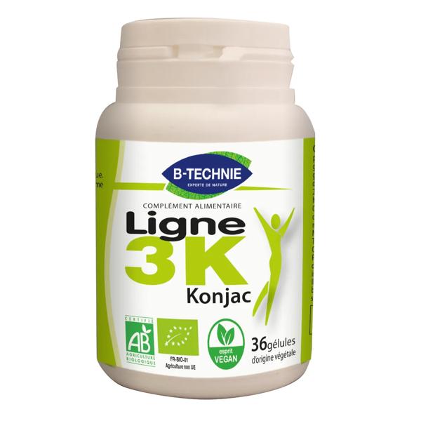 Biotechnie Ligne 3K Konjac Bio 36 gélules