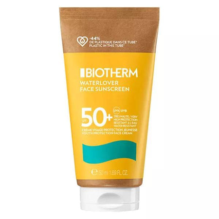 Biotherm Waterlover Crème Protectrice Visage Anti-Âge SPF50 (50 ml)