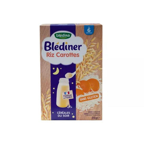 Blédina Blédiner Rice Carrot Cereal +6m 210g