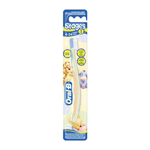 Oral-B Stages 1 brosse à dents pour enfants 4-24 mois 1 pièce