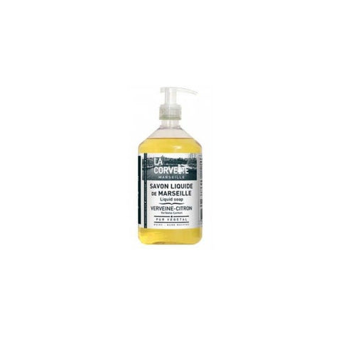 La Corvette savon liquide de Marseille verveine citron mains 1000 ml