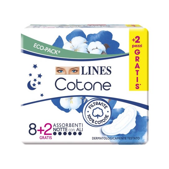 Lines Coton Ultra Nuit (10 unités)