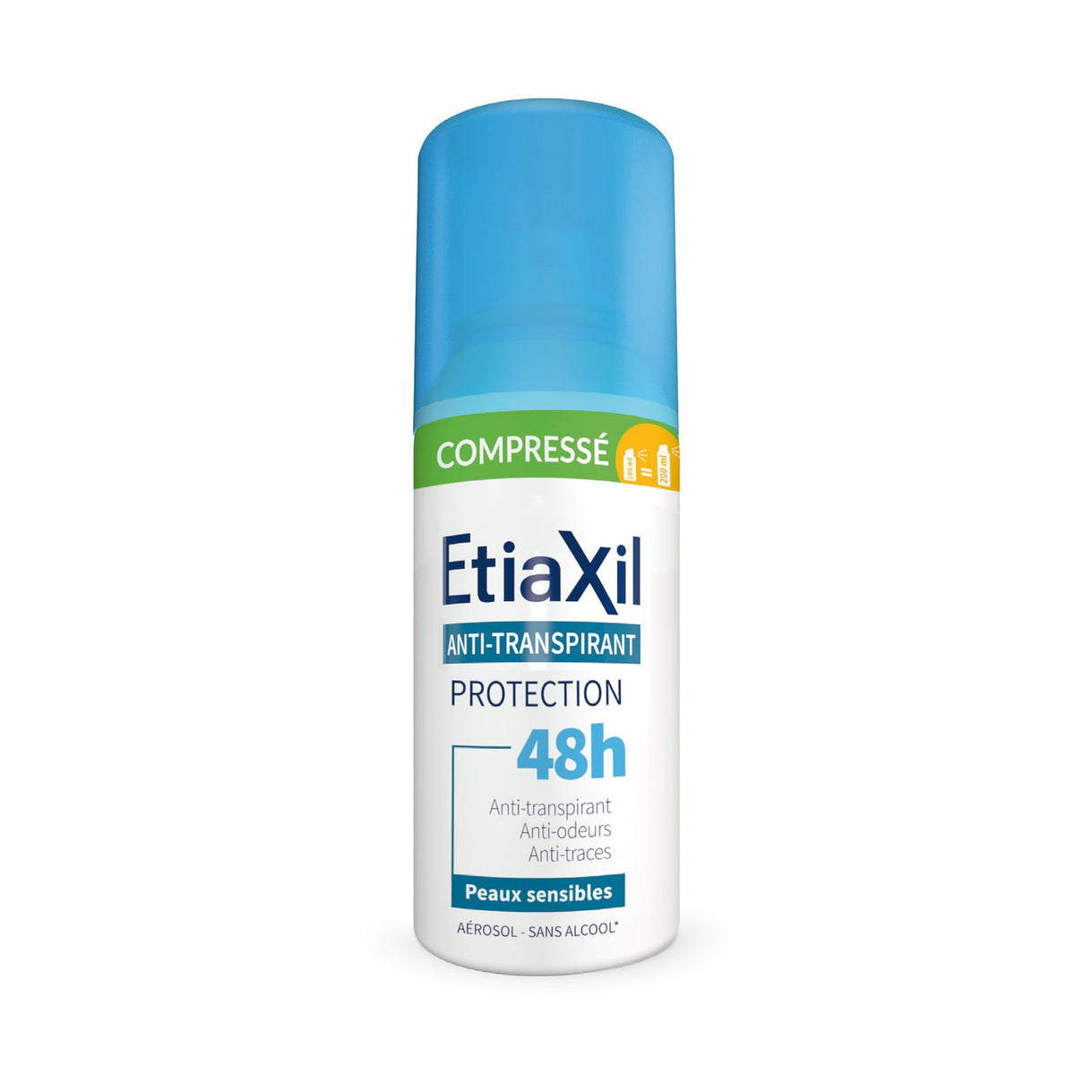 Etiaxil Anti-Transpirant Déodorant Compressé Peaux Sensibles (100 ml)