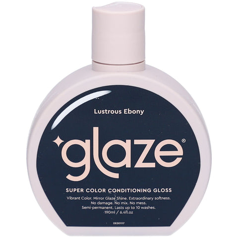 Glaze Supergloss Lustrous Ebony Soin Gloss Colorant Noir Naturel (190 ml)