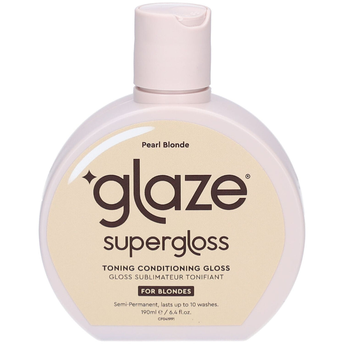 Glaze Supergloss Pearl Blonde Soin Gloss Tonifiant Cheveux Blonds (190 ml)