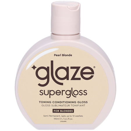 Glaze Supergloss Pearl Blonde Soin Gloss Tonifiant Cheveux Blonds (190 ml)