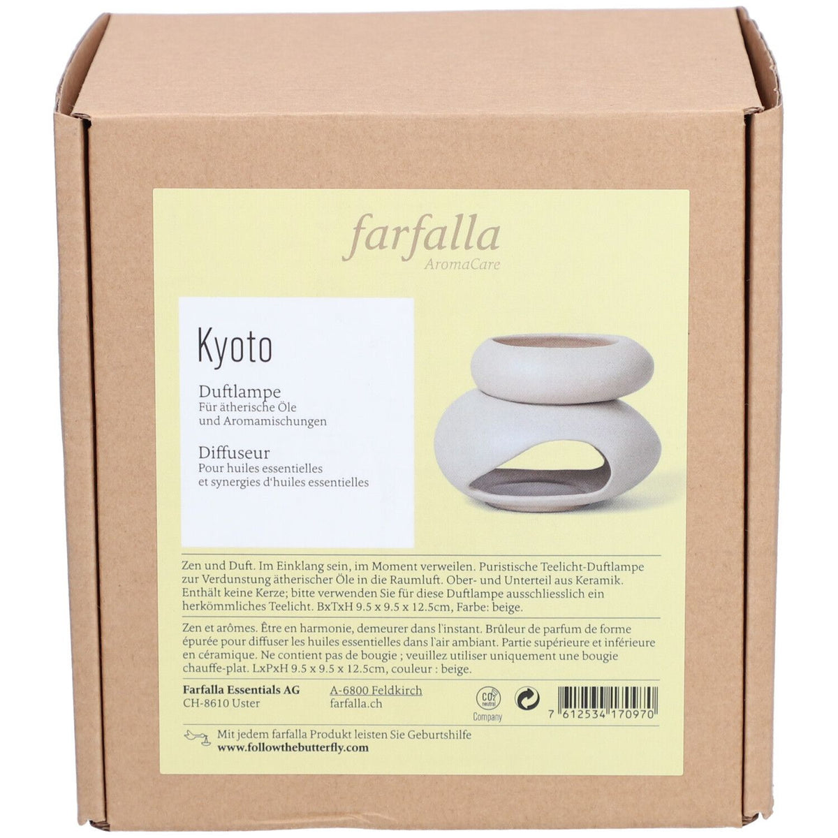 Farfalla AromaCare Diffuseur Kyoto Beige (1 pièce)