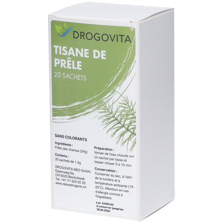 Drogovita Tisane de prêle (20x1,2 g)