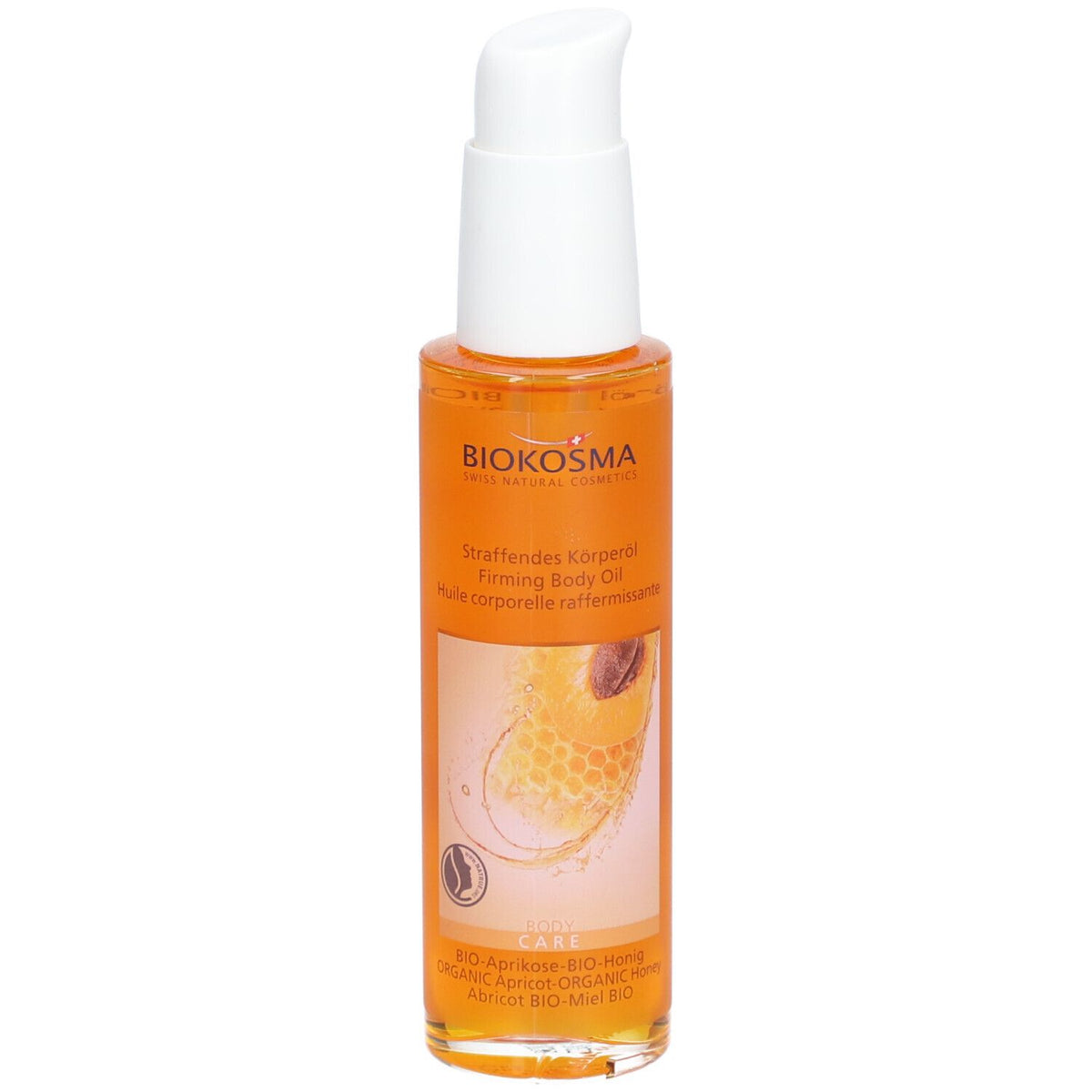 Biokosma Body Care - Huile corporelle raffermissante - Abricot bio & Miel bio (100 ml)