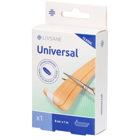 LIVSANE Classic Universel - pansement découpable 8 cm x 1 m