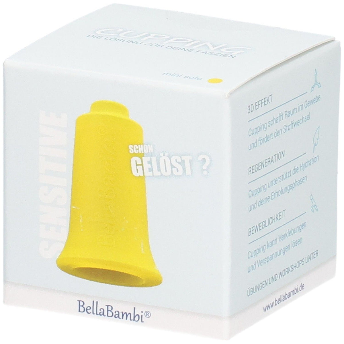 Bella Bambi ventouse mini, 2 cm, sensible