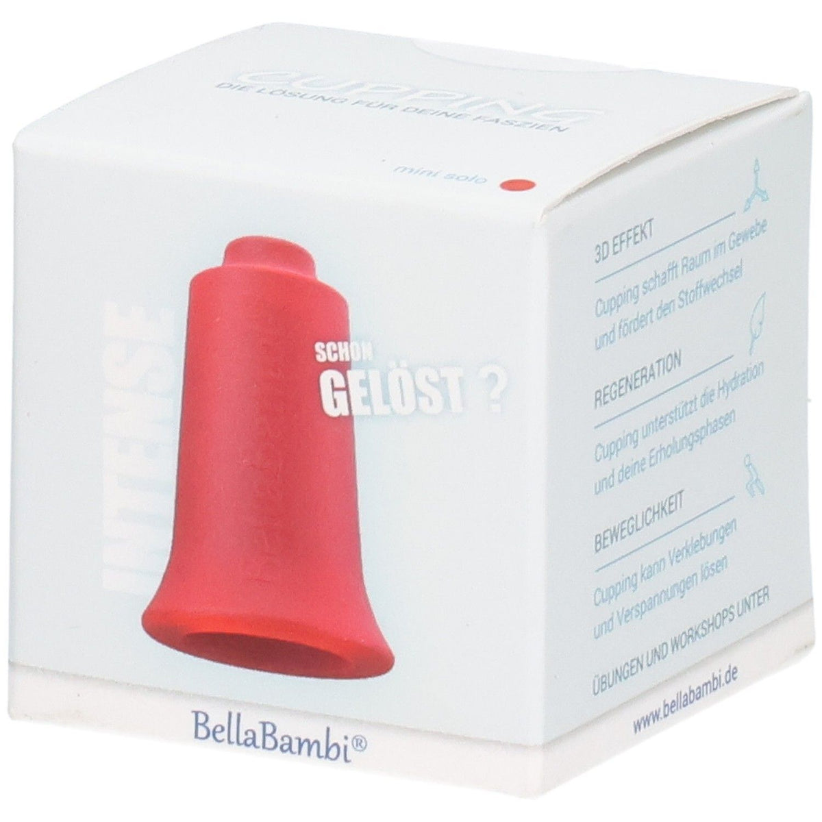 Bella Bambi ventouse mini, 2 cm, intense – 1 pièce