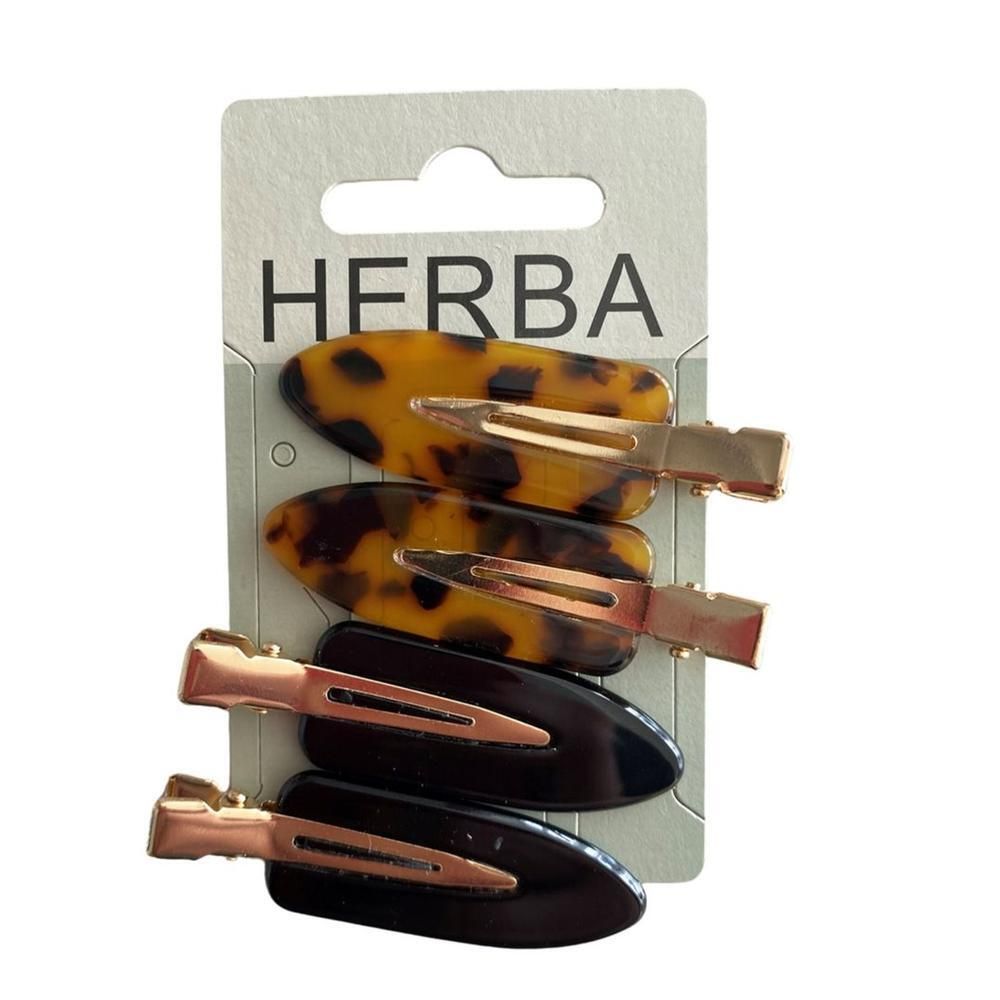 Herba – Pinces à cheveux en différentes couleurs (4 pièces)